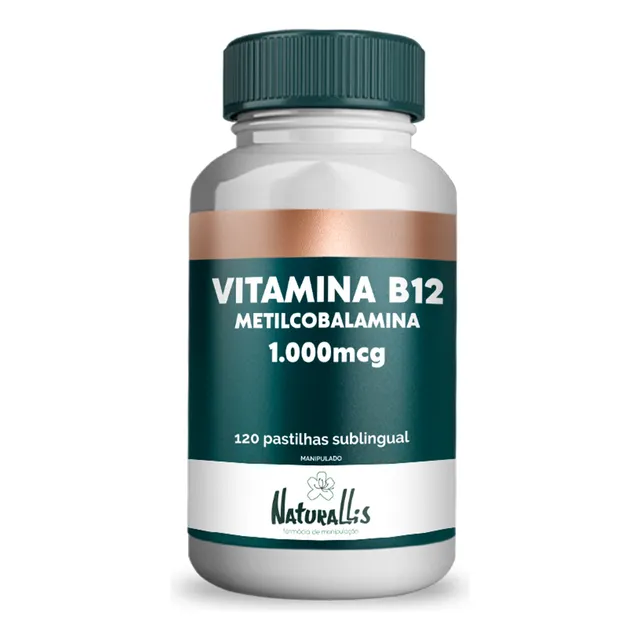Vitamina B12 1000mcg - 120tablets Sublingual Metilcobalamina
