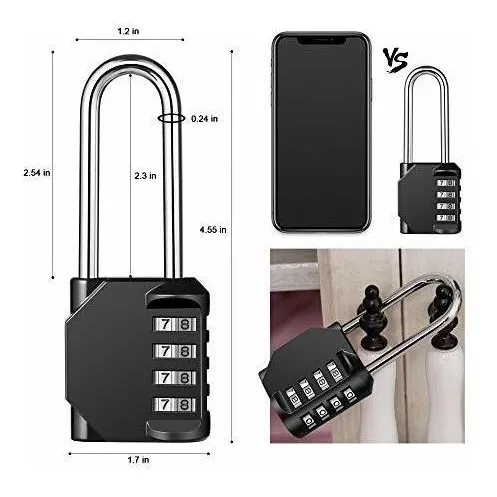 Seguridad Hogar Candado Grillete Largo.
