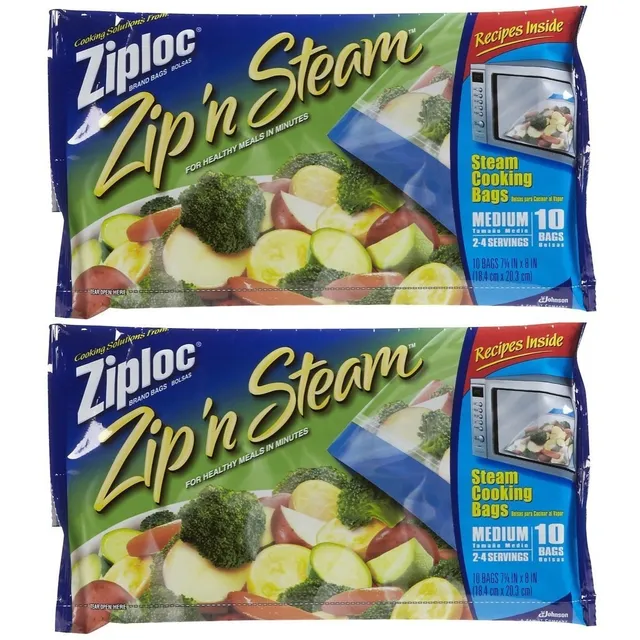 Zip'n Bolsa Coccion Vapor 10 2 Unidades