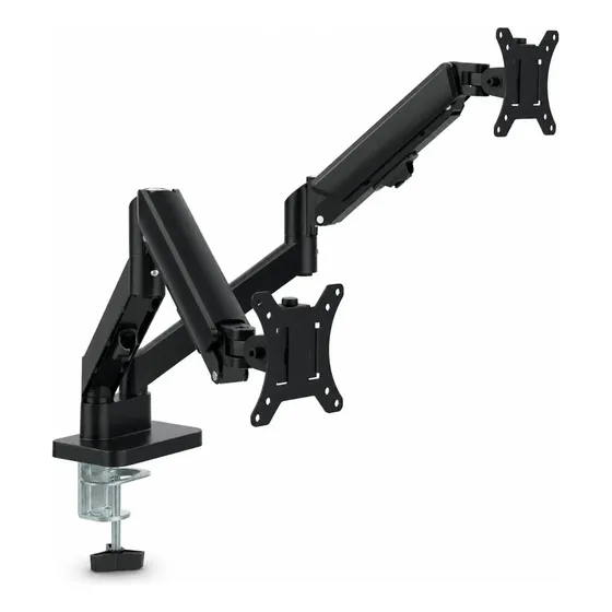 Suporte Duplo Para Monitor Com 2 Braços Articulados