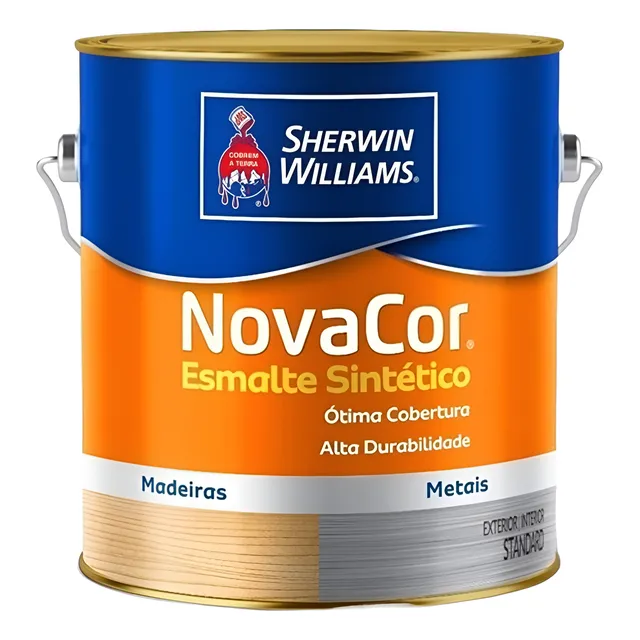 Tinta Esmalte Branco 3,6l Alto Brilho Novacor