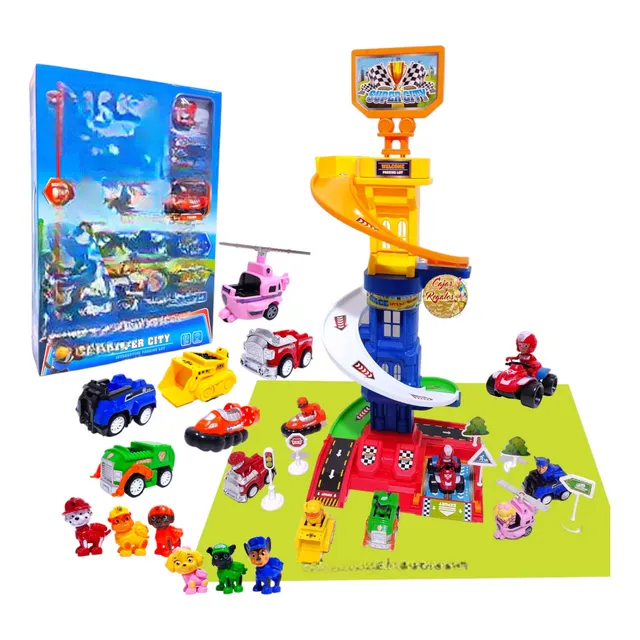 Patrulla Canina Pista 6 Carros 6 Perros Juguetes Paw Patrol