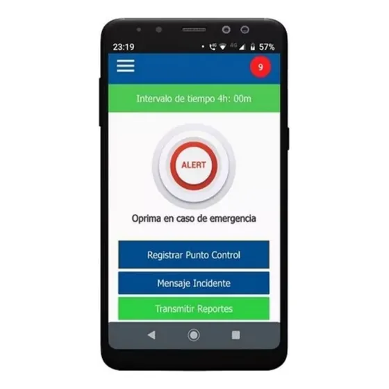 Control De Rondas Vigiladores Serenos Seguridad Vigilancia Color Blanco