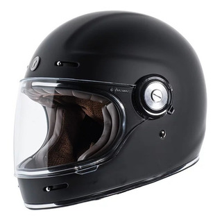 Casco Full Face Retro Torc T-1 Matte Black Casco Full Face Retro Torc T-1 Matte Black