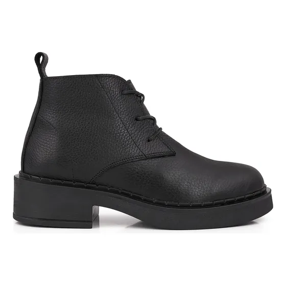 Bota Mujer Cuero Botineta Borcego Zapato Plataforma Briganti