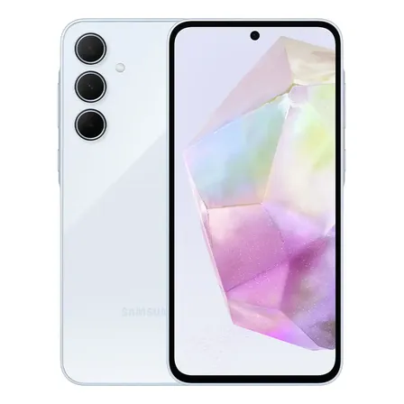 Celular Samsung Galaxy A35 5g, Câmera Tripla Até 50mp, Tela 6.6 , 128gb - Azul Claro