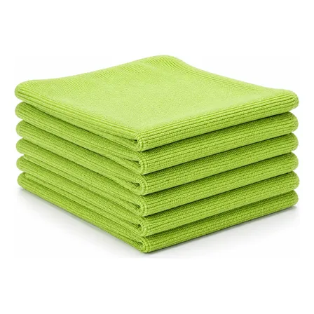 Pano De Chão Microfibra Alta Performance Kit 3 Un 60x80cm Verde-limão