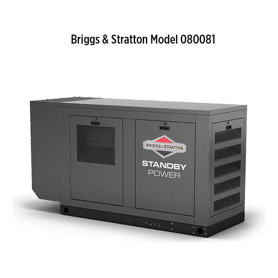 Planta Briggs Sttr 80kw Fija 110/220v A Gas Trifasica, Usada