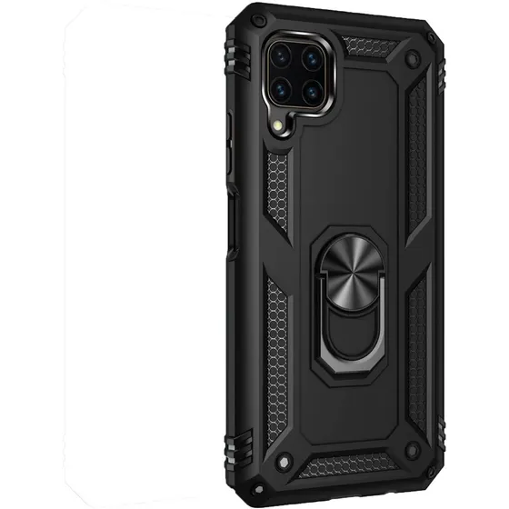 Funda Huawei P40 Lite Anillo Uso Rudo + Mica Cristal 21d 