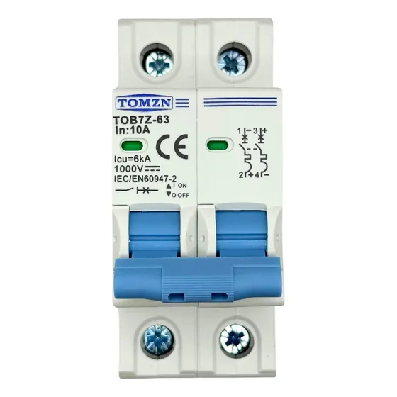 Interruptor Termomagnético Dc 1000v Solar Fotovoltaico