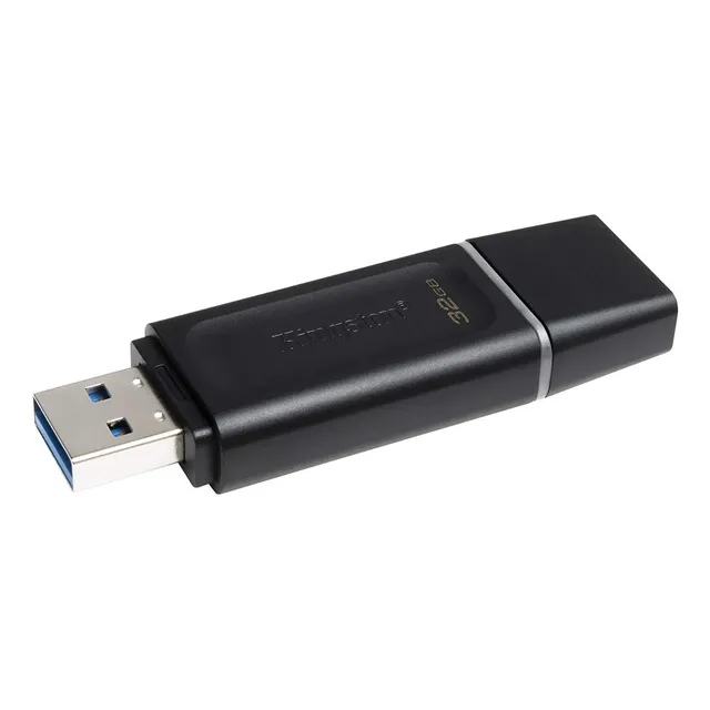 Memoria USB Kingston DTX32GB Exodia DTX/32 32GB 3.2 Gen 1 Liso negro