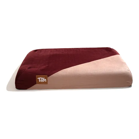 Cama Ortopédica Pet Capa Lavável Toh M 65x45 Cor M Malbec Desenho Estampado
