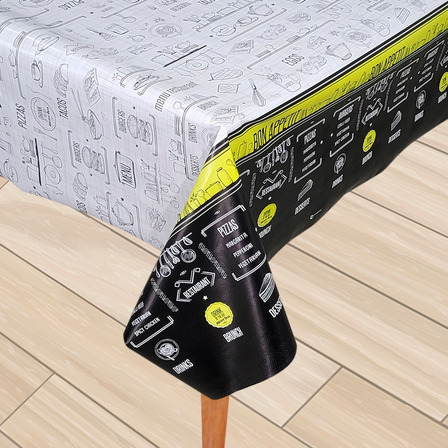 Toalha Mesa Térmica Impermeável Pvc Bom Apetite 1,40x2,50 Toalha Mesa Térmica Impermeável Pvc Bom Apetite 1,40x2,50