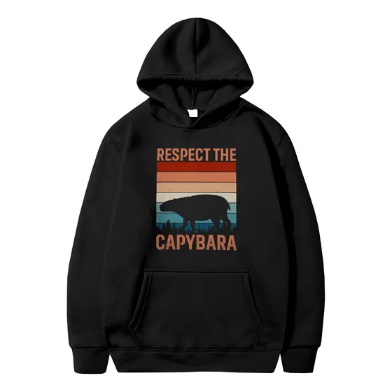 Blusa Moletom Natureza Capivara Fluxo Geek Capuz 2248
