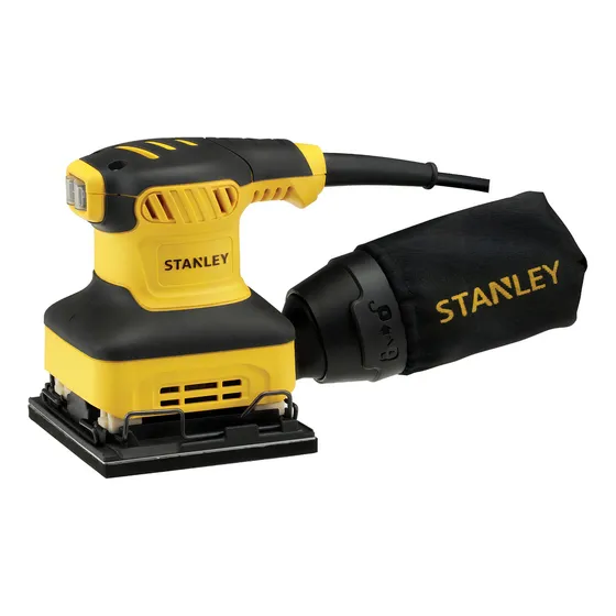 Lixadeira Orbital 1/4" Stanley SS24 Potência de 240W 220V