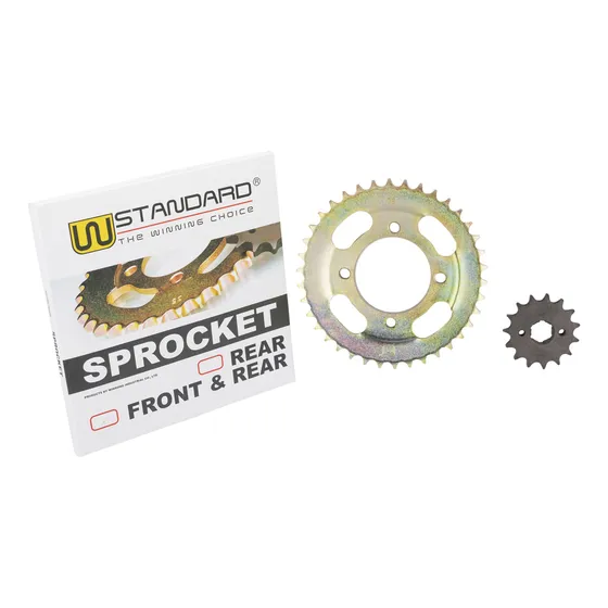 Corona Y Piñon 38x15 Dorada Honda Sdh 125 Storm W Standard