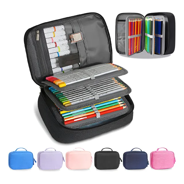 Estuche Para Lapices 72 Ranuras Lapiceras Organizadoras