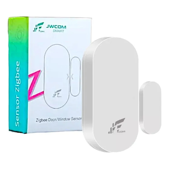 Sensor Porta E Janela Inteligente Zigbee Sem Fio Automação Cor Branco