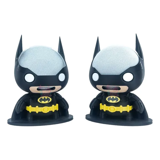 Batman Asistente Alexa Echo Pop Y Dot 4/5ta Gen Color Negro