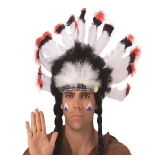 Corona De Plumas Indio Cacique Village People Sioux Vincha