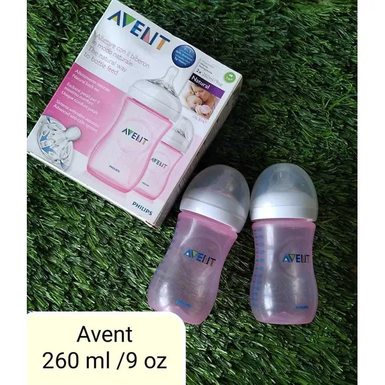 Teteros Avent Rosados 9oz Nuevo