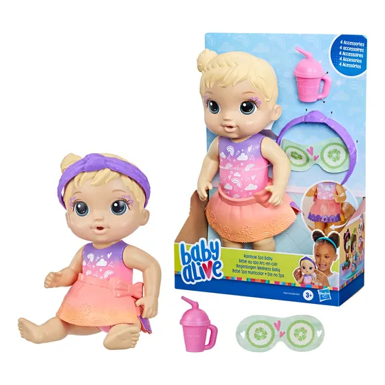Baby Alive Spa Day - 22,5 cm de cabello rubio