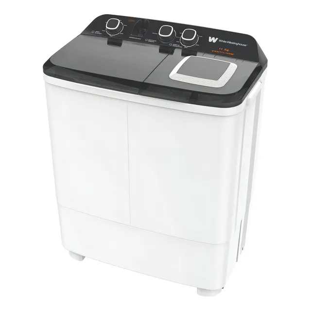 Lavadora Semiautomática Doble Tina White Westinghouse 11 Kg Color Blanco
