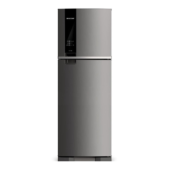Geladeira Frost Free Duplex 375 L Brm45jk Inox Brastemp Geladeira Frost Free Duplex 375 L Brm45jk Inox Brastemp