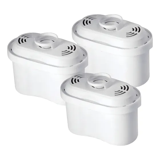 3 Filtros Para Jarro Purificador De Agua Flowmak Color Blanco