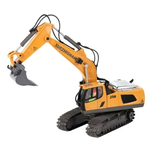 Camión Volquete Y Carretilla Elevadora De Control Remoto – Juguete De Construcción Infantil Con Luces