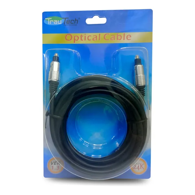 Cable De Audio Fibra Optica 3m Toslink Para Ps4 Blu-ray Dvd