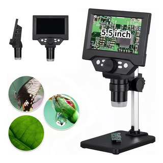 Microscopio Electrónico Académico Con Pantalla Lcd Hd 5.5 Microscopio Electrónico Académico Con Pantalla Lcd Hd 5.5