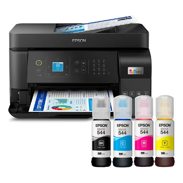 Impresora Multifuncional Epson L5590 + Kit De Tintas Extra
