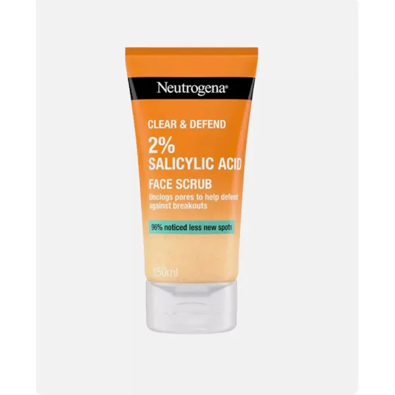 Exfoliante Facial Con Ácido Salicílico 2%  Neutrogena 150ml