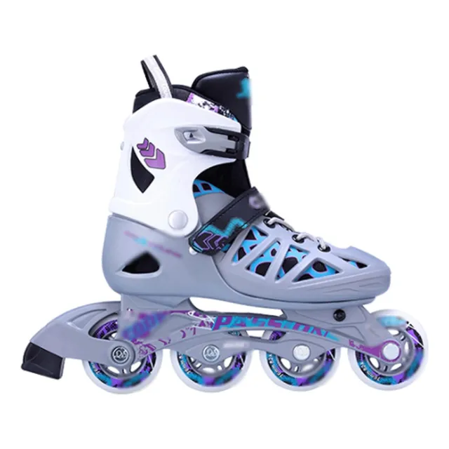 Patines Cougar Semi Profesional Adultos Silver Morado