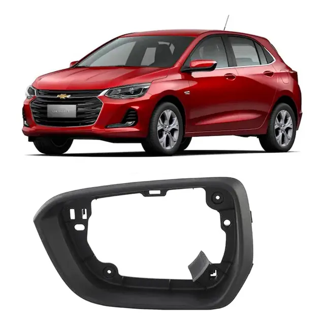 Moldura Aro Retrovisor Onix Plus Sedan Premier 2020/2023 Esq