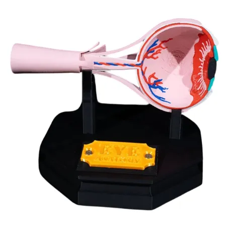 Modelo Anatómico Ojo Oftalmología Educativo Impreso 3d