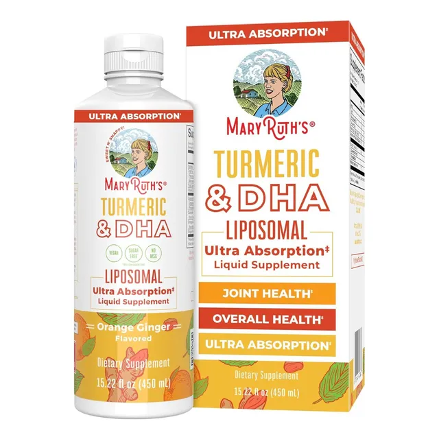 Cúrcuma Y Dha Liposomal Maryruth's Organics 450 Ml