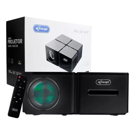 Projetor Multimídia Led Data Show Home Theater Full Hd 1080p