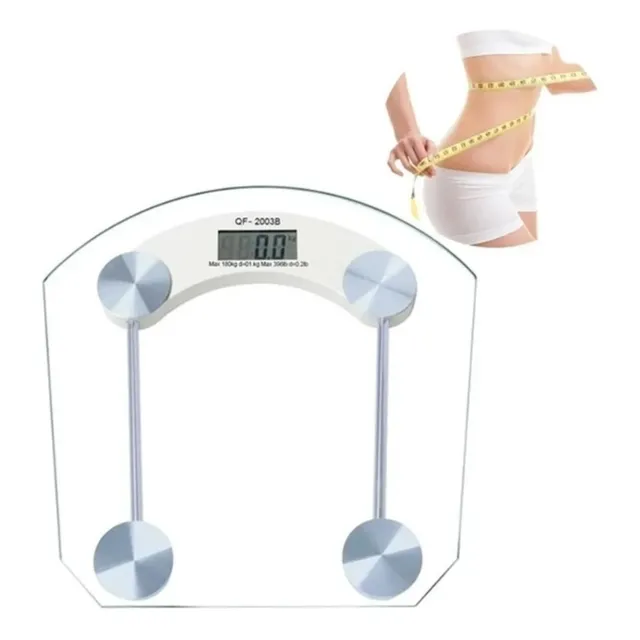 Balanza Pesa Digital Baño Vidrio Templado 180kg/ Tomastore