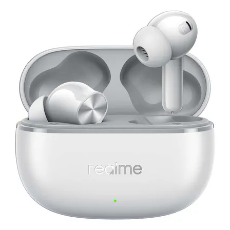 Realme Buds T200 Lite Audífonos Graves Dinámicos De 12.4mm Micrófono Dual Ipx4, 48h De Reproducción Auriculares Bluetooth, Cancelación De Ruido De Llamadas Profundas, Gris