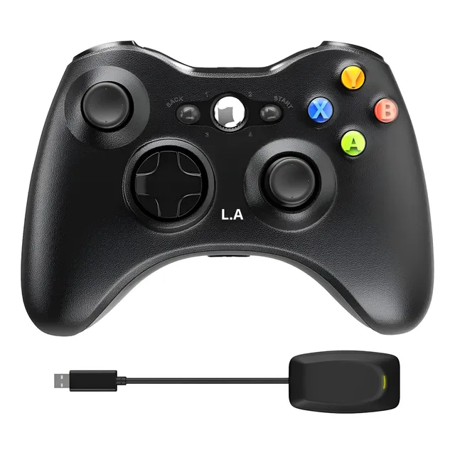 Controle Joystick Compatível Para Xbox 360 Pc Game Wireless