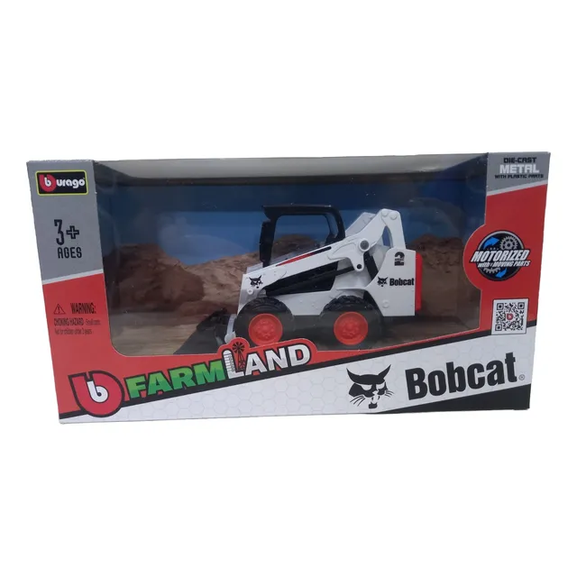 Bobcat Ss90, Escala 1:24, Marca Burago, 14cms Largo