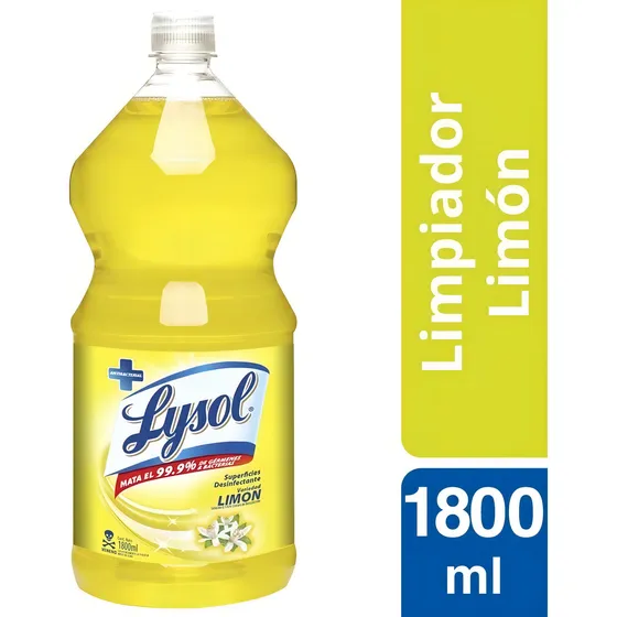 Lysol Limpia Piso Limon 1800ml