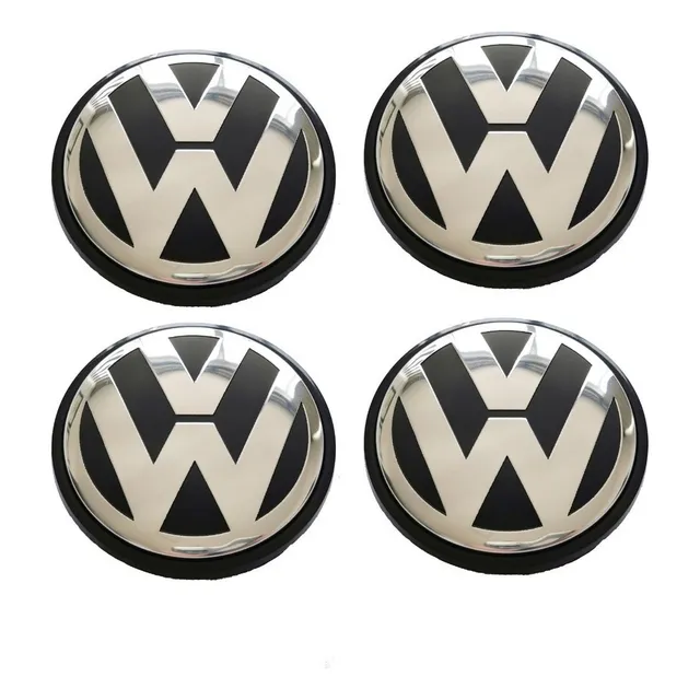 4 Tapas Centro De Rin Vw Jetta A6 A7, Bora, Tiguan 65mm