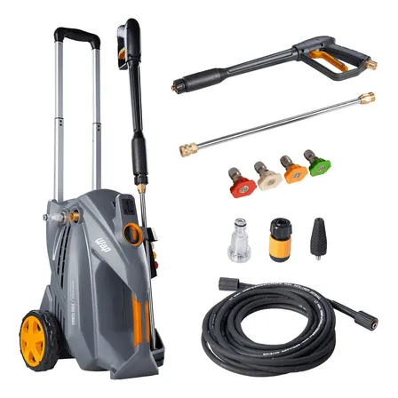Lavadora De Alta Pressão Wap 5100 Turbo Motor Indução 2500w - Cinza Com Amarelo - 60 Hz