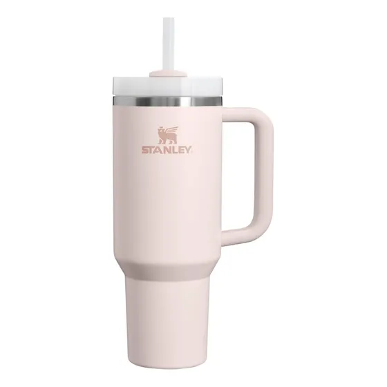 Vaso Stanley Quencher 40 Oz De Cuarzo Rosa