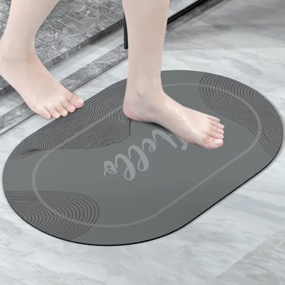 Oxdigi Tapete Baño Absorbente Parte Inferior Goma Lavable X