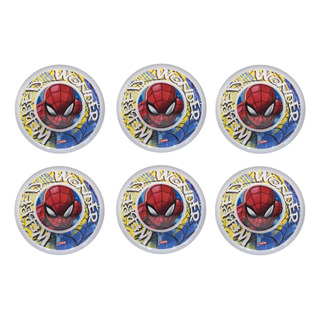 6 Platos Hondo Spider Man Hombre Araña 350ml Melamina 6 Platos Hondo Spider Man Hombre Araña 350ml Melamina