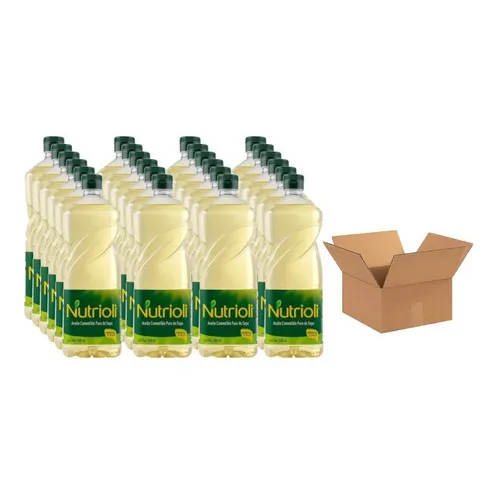 Aceite Puro De Soya Nutrioli 946ml Caja Con 24pzas